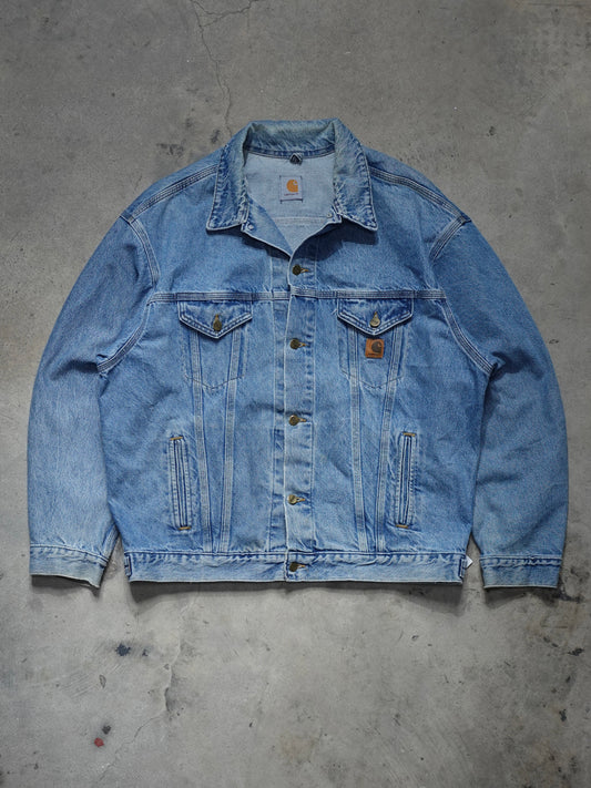 90S/2000S - CARHARTT DENIM TRUCKER JACKET