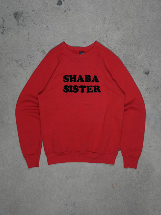 1990S - "SHABA SISTER" RAGLAN SLEEVE CREWNECK SWEATSHIRT