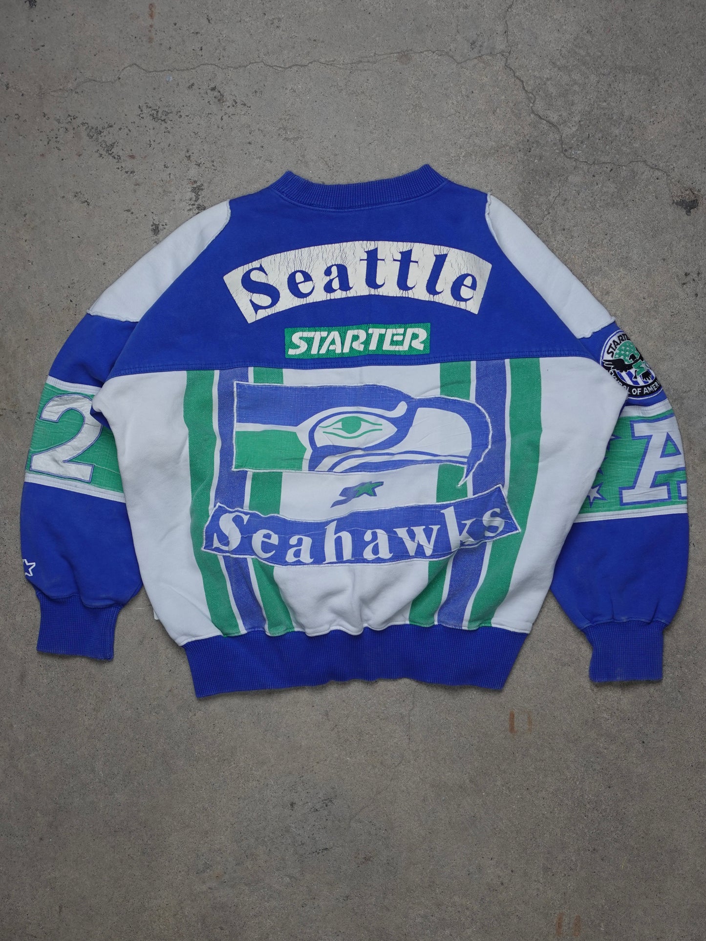 1990S - SEAHAWKS STARTER CREWNECK