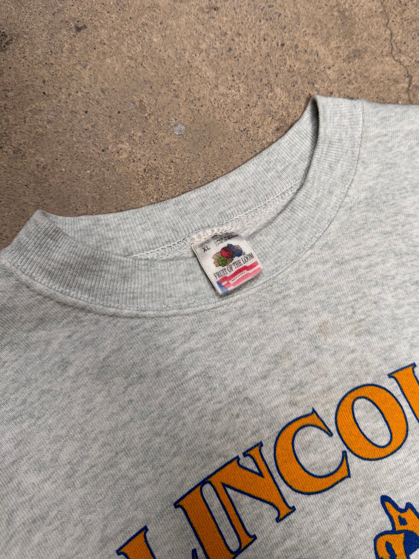 1995 - "LINCOLN ELEMENTARY" CREWNECK SWEATSHIRT