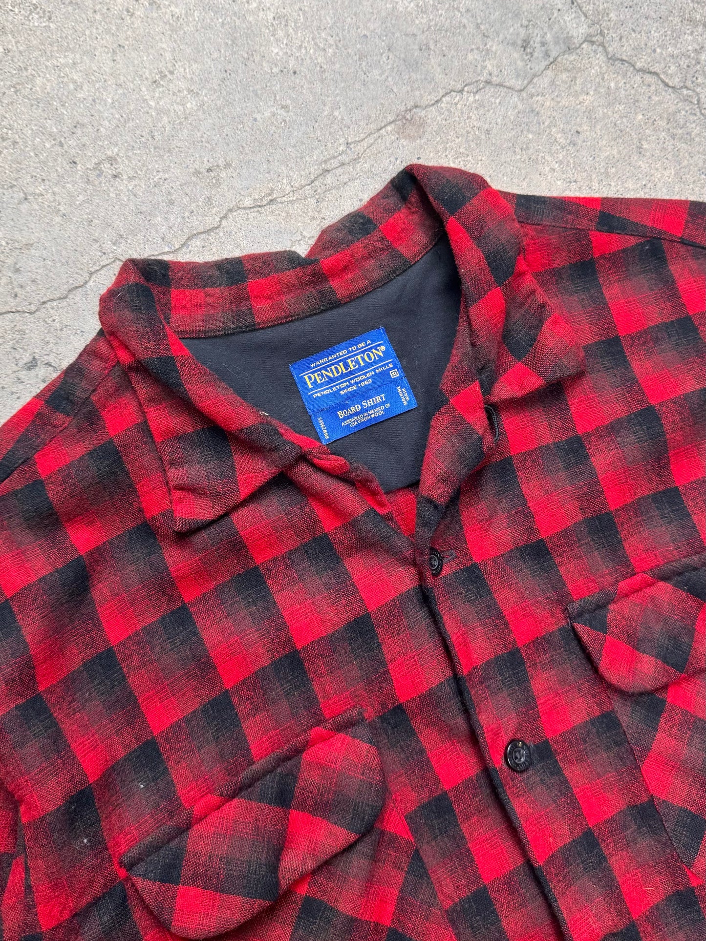 2000S - PENDLETON PLAID FLANNEL SHIRT