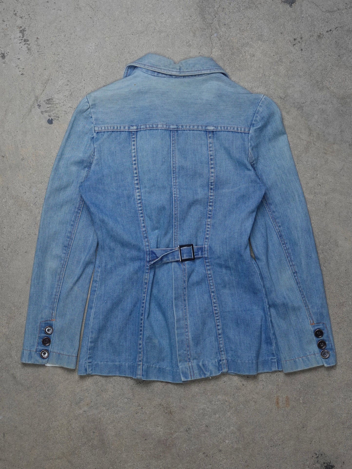 1970S - LADIES DENIM BLAZER