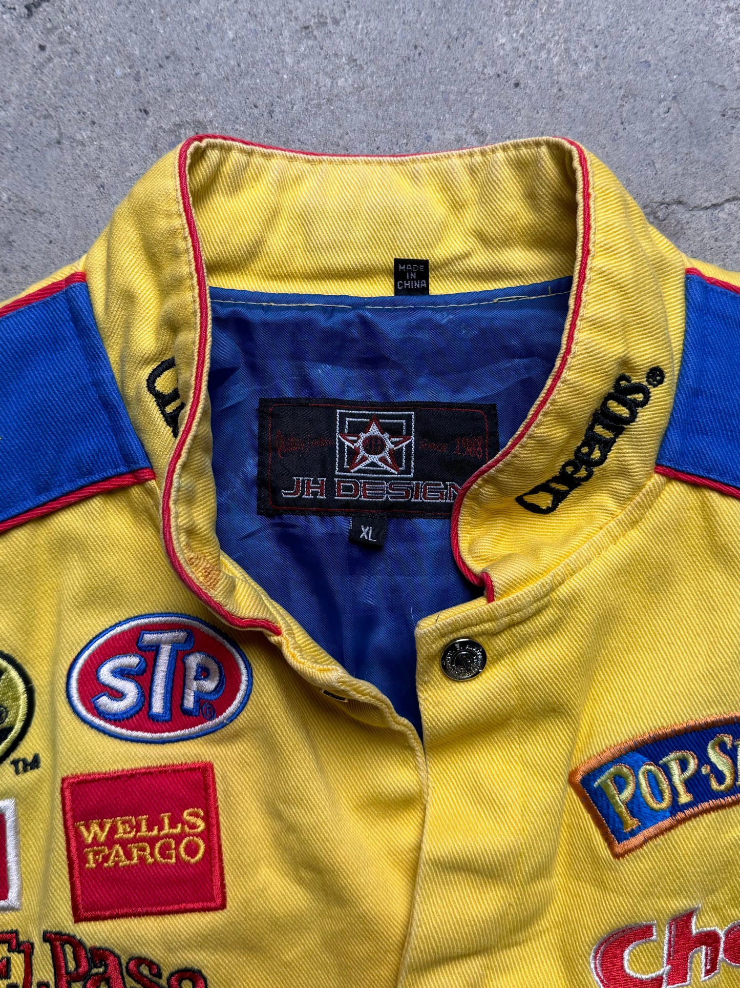 1990S/2000S - CHEERIOS JH DESIGNS NASCAR ADVERTISING JACKET