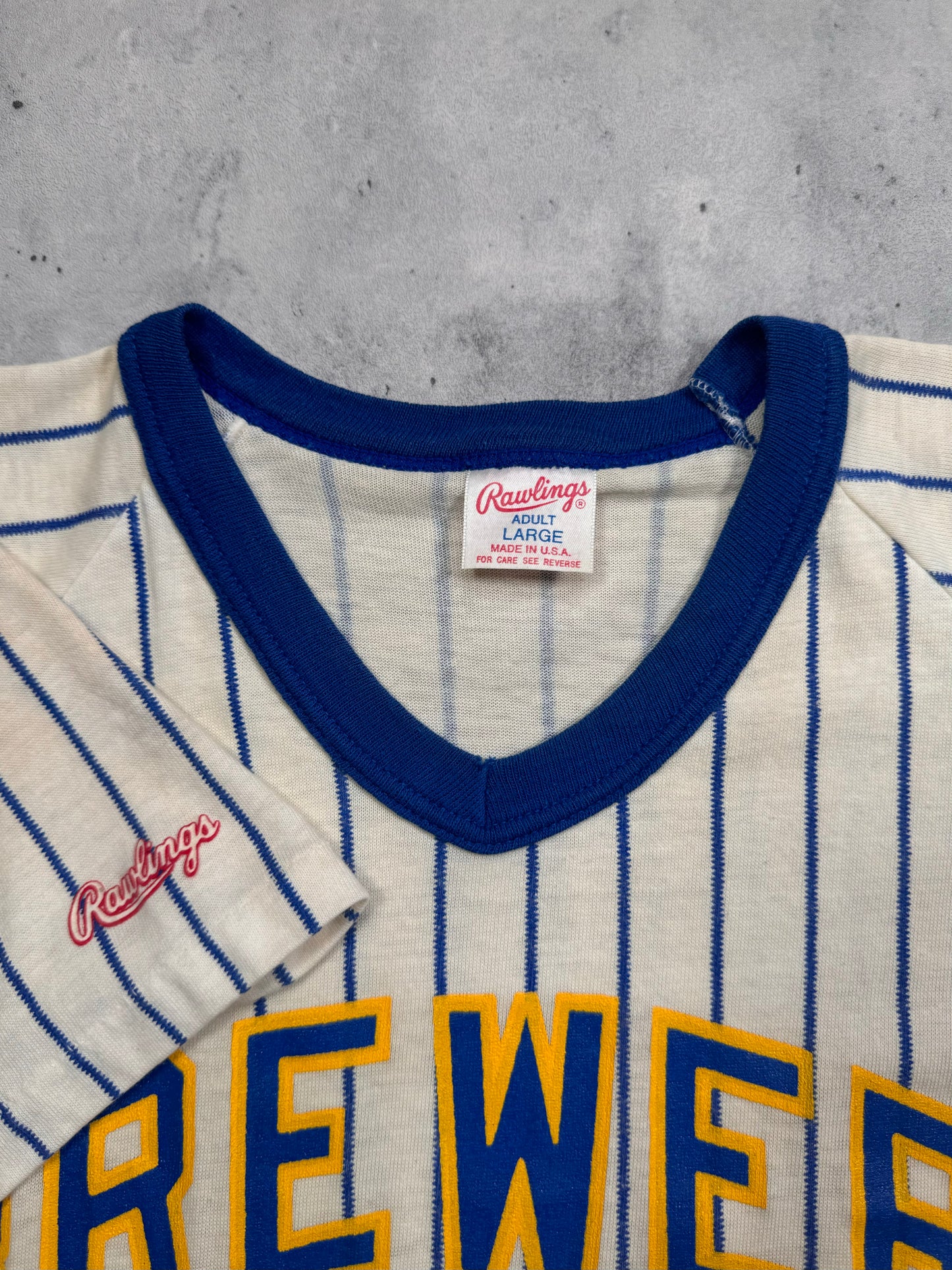 1980S - RAWLINGS "BREWERS" BASEBALL T-SHIRT