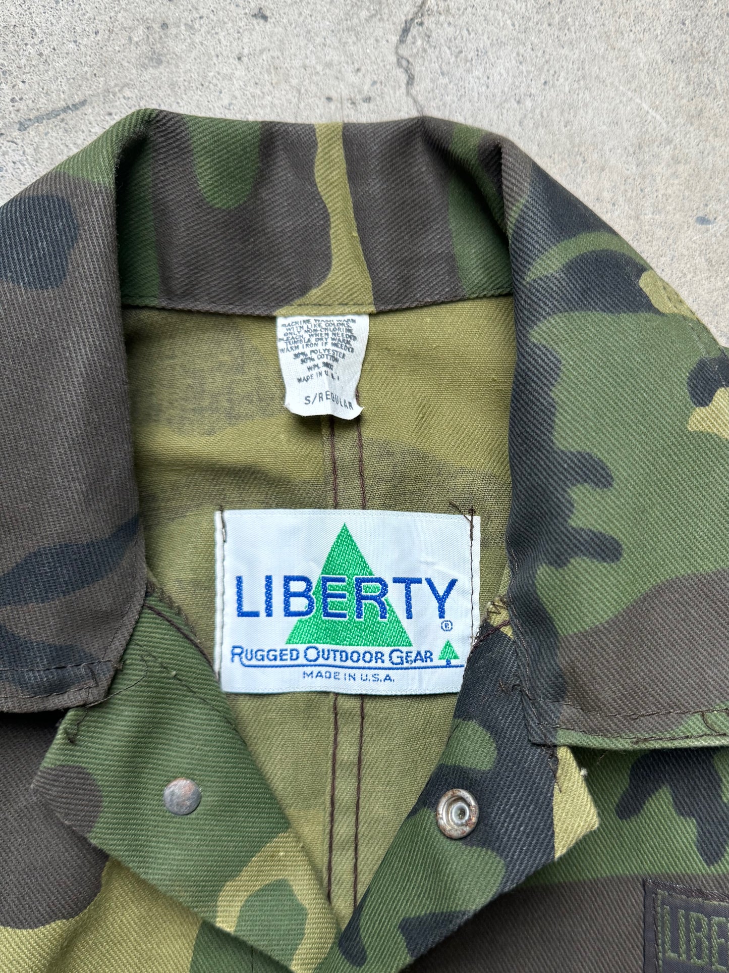 1990S - LIBERTY CAMO RUGGED OUTDOOR WEAR JACKET