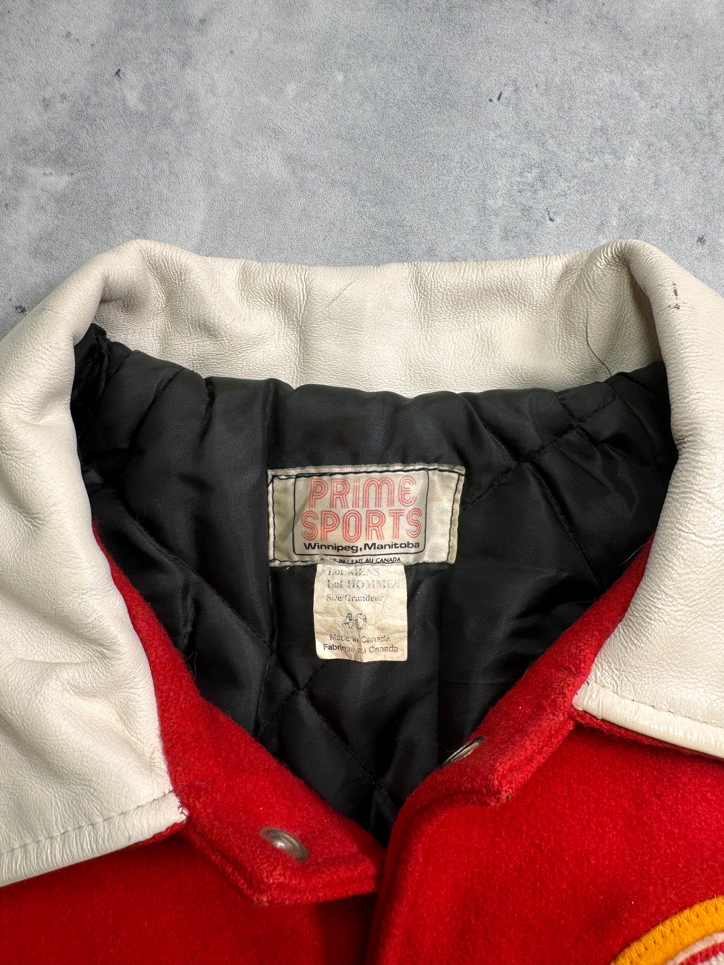 1980S - "SAUNDERS SABERS" VARSITY JACKET