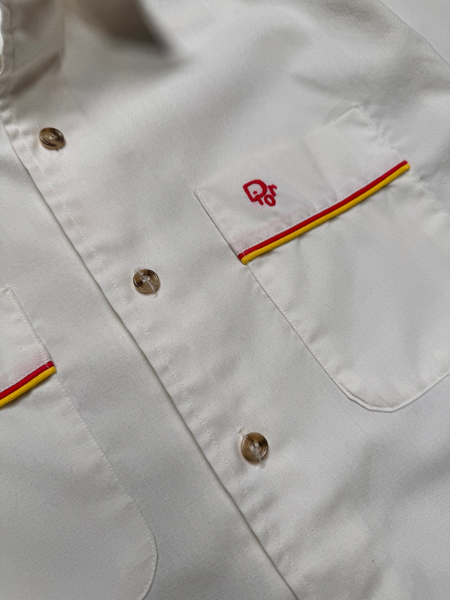 1970S - DIOR SHORT SLEEVE BUTTON UP SHIRT