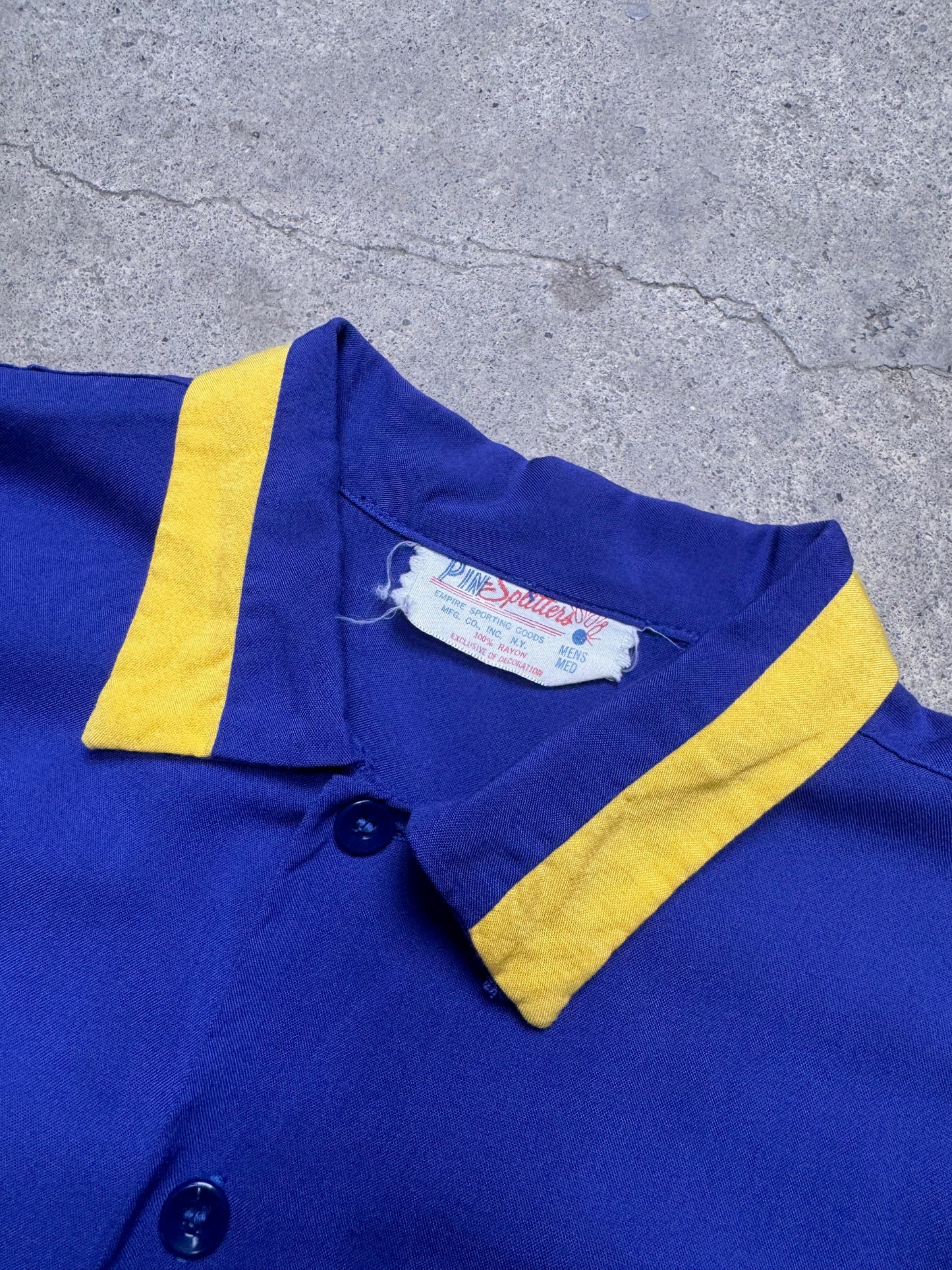 1970S - "PIN SPLITTERS" BOWLING SHIRT