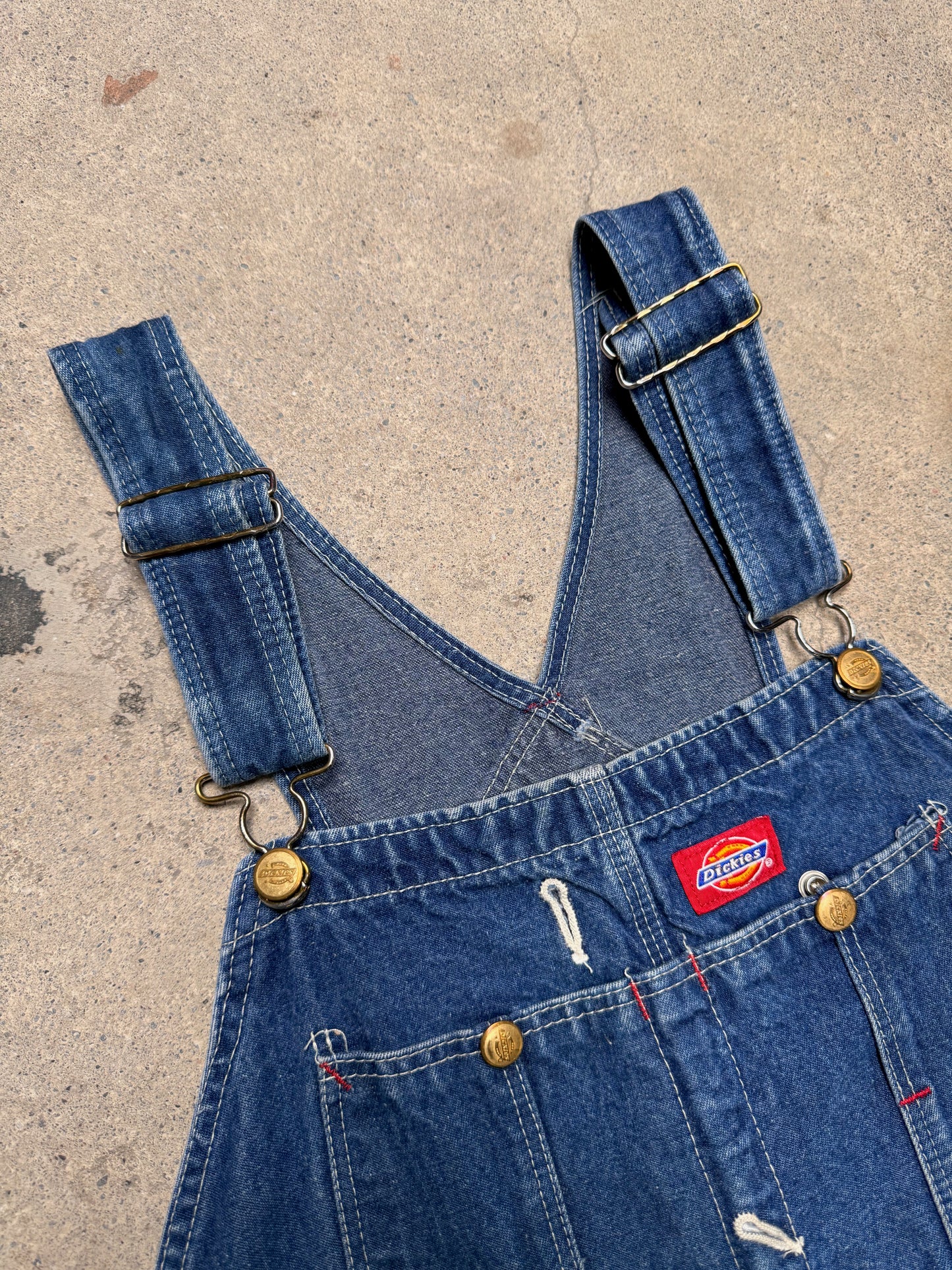 1990S - DICKIES DENIM OVERALLS