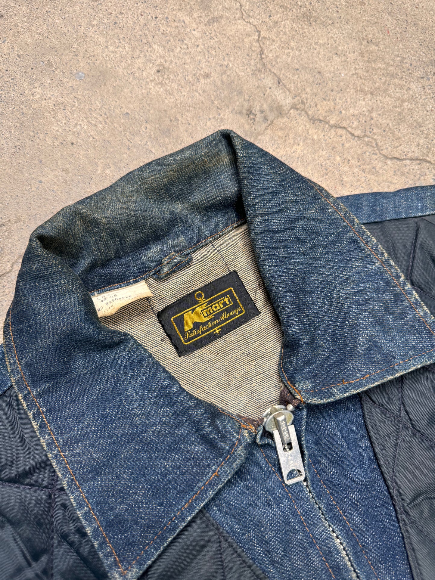 1980S - KMART DENIM HUNTING JACKET