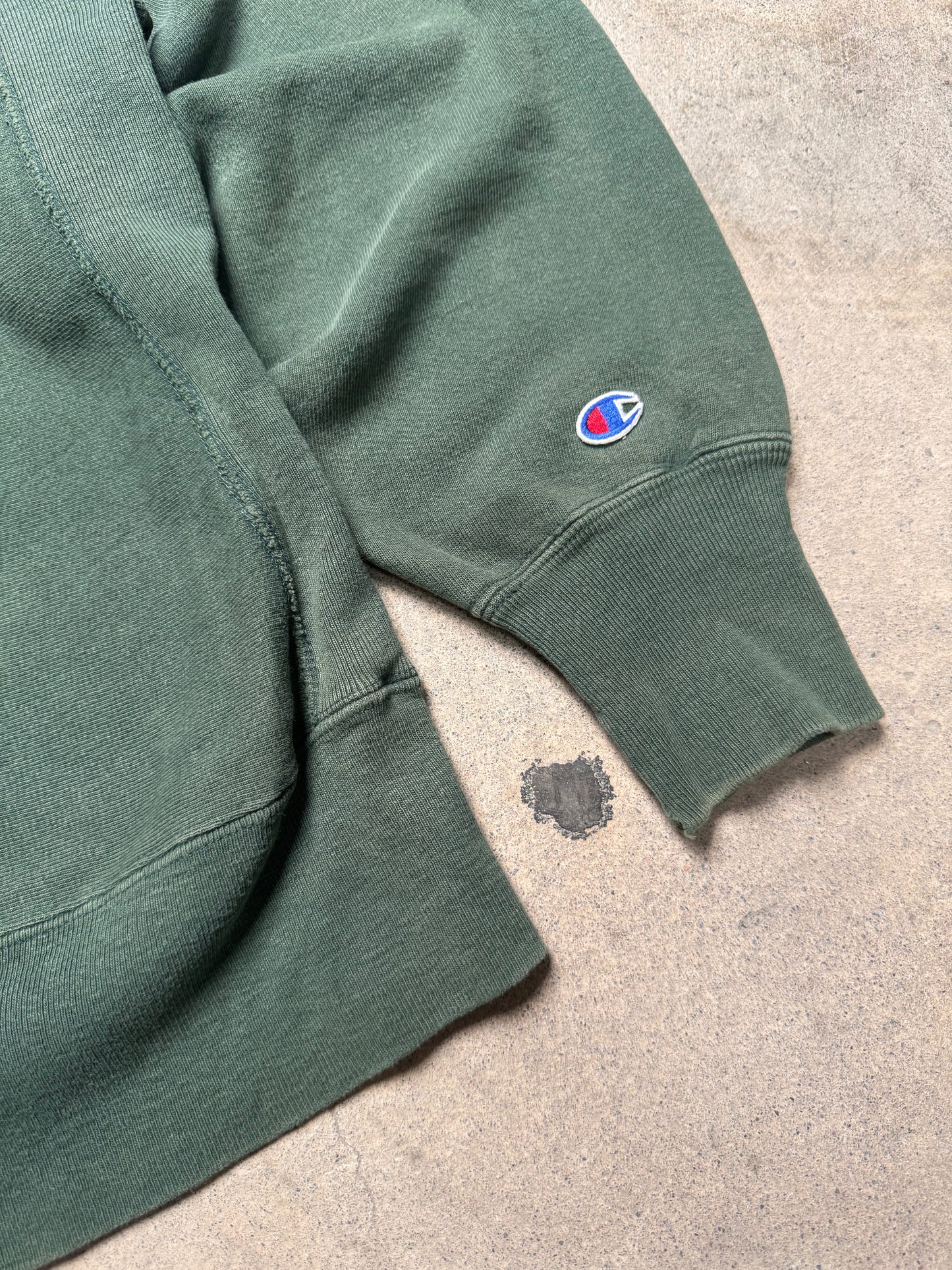 1990S - "C.W. POST" CHAMPION REVERSE WEAVE CREWNECK SWEATSHIRT