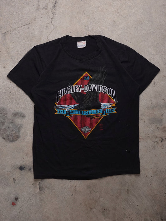 1980s - Harley-Davidson Hamilton Graphic T-Shirt