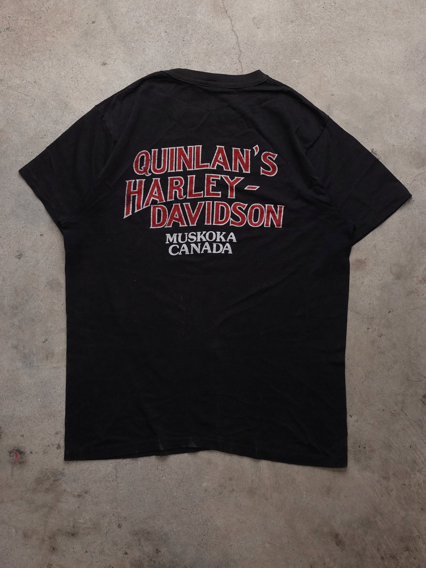 1980s - Harley-Davidson Wizard Muskoka T-Shirt