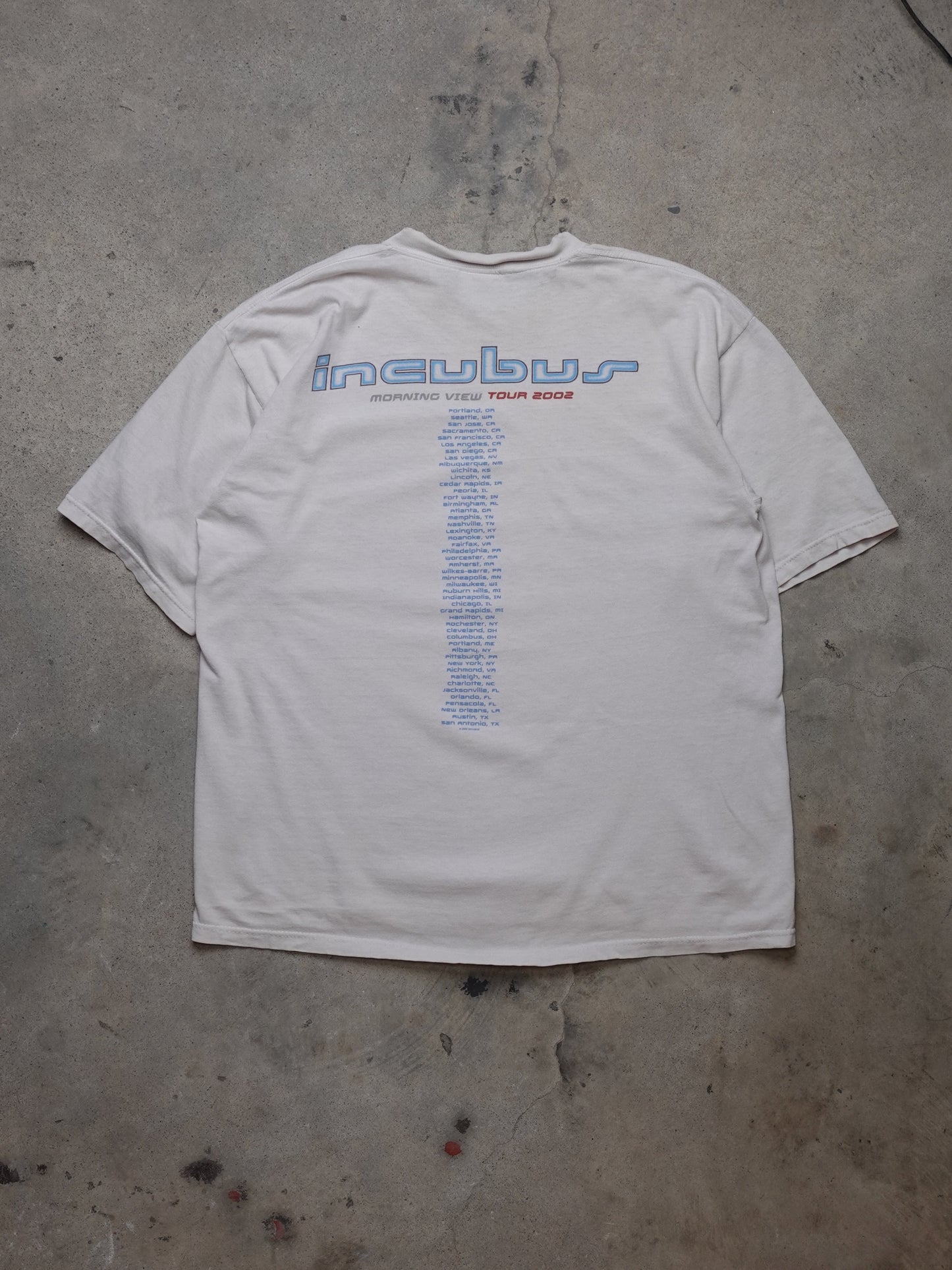 2002 - Incubus Tour Band T-Shirt