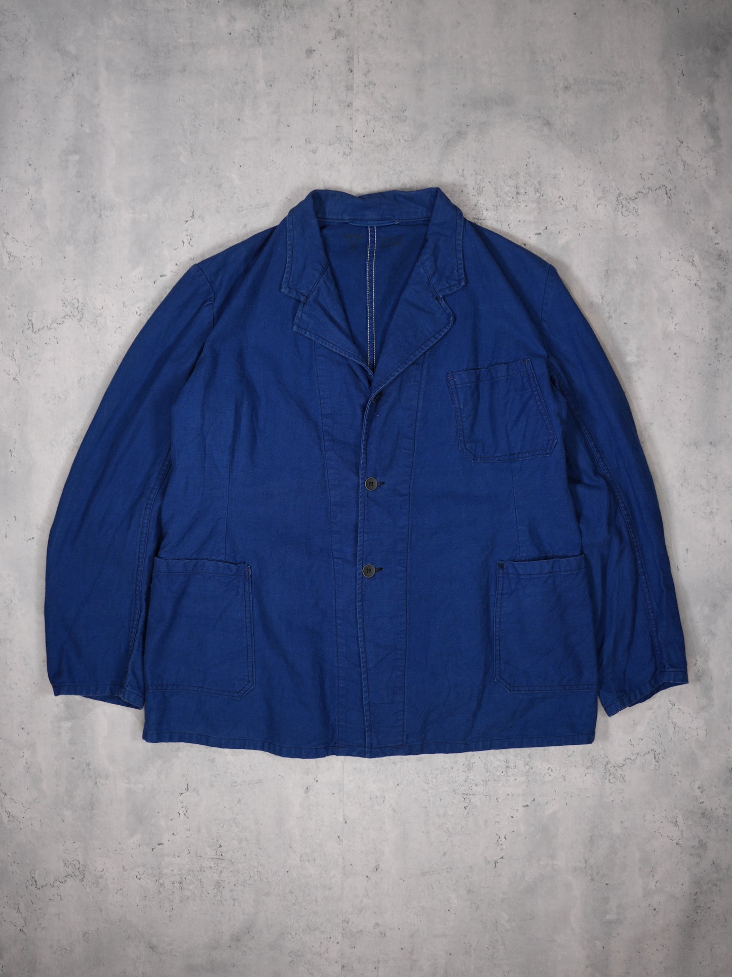 1980S - FRENCH CHORE "BLEU DE TRAVAIL" JACKET