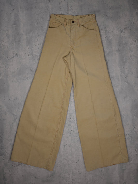 1970S - ZIGGY BRAND CORDUROY BELL BOTTOM TROUSERS