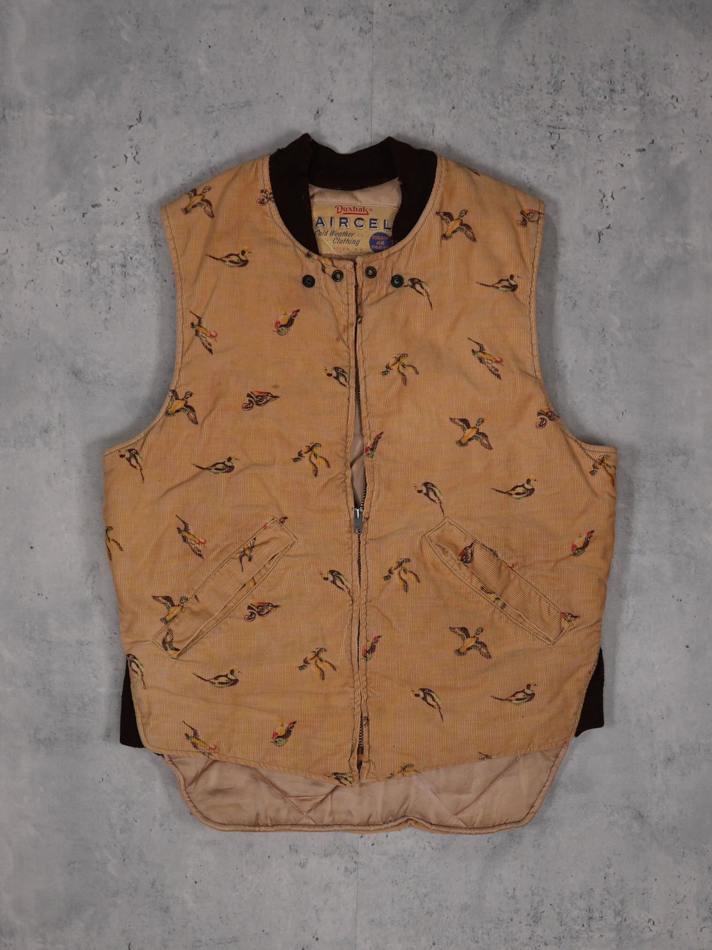 1950S - DUXBAK CORDUROY VEST