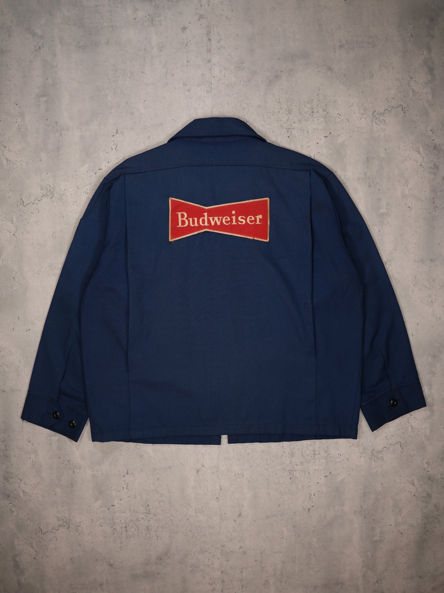 1980S - UNITOG "BUDWISER" HARRINGTON JACKET