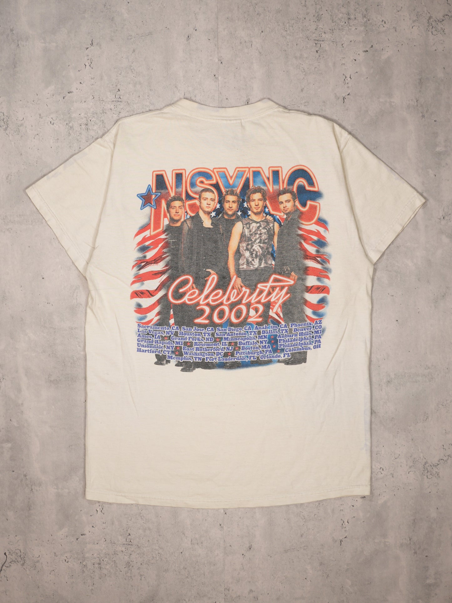 2002 - NSYNC "CELEBRITY 2002" T-SHIRT