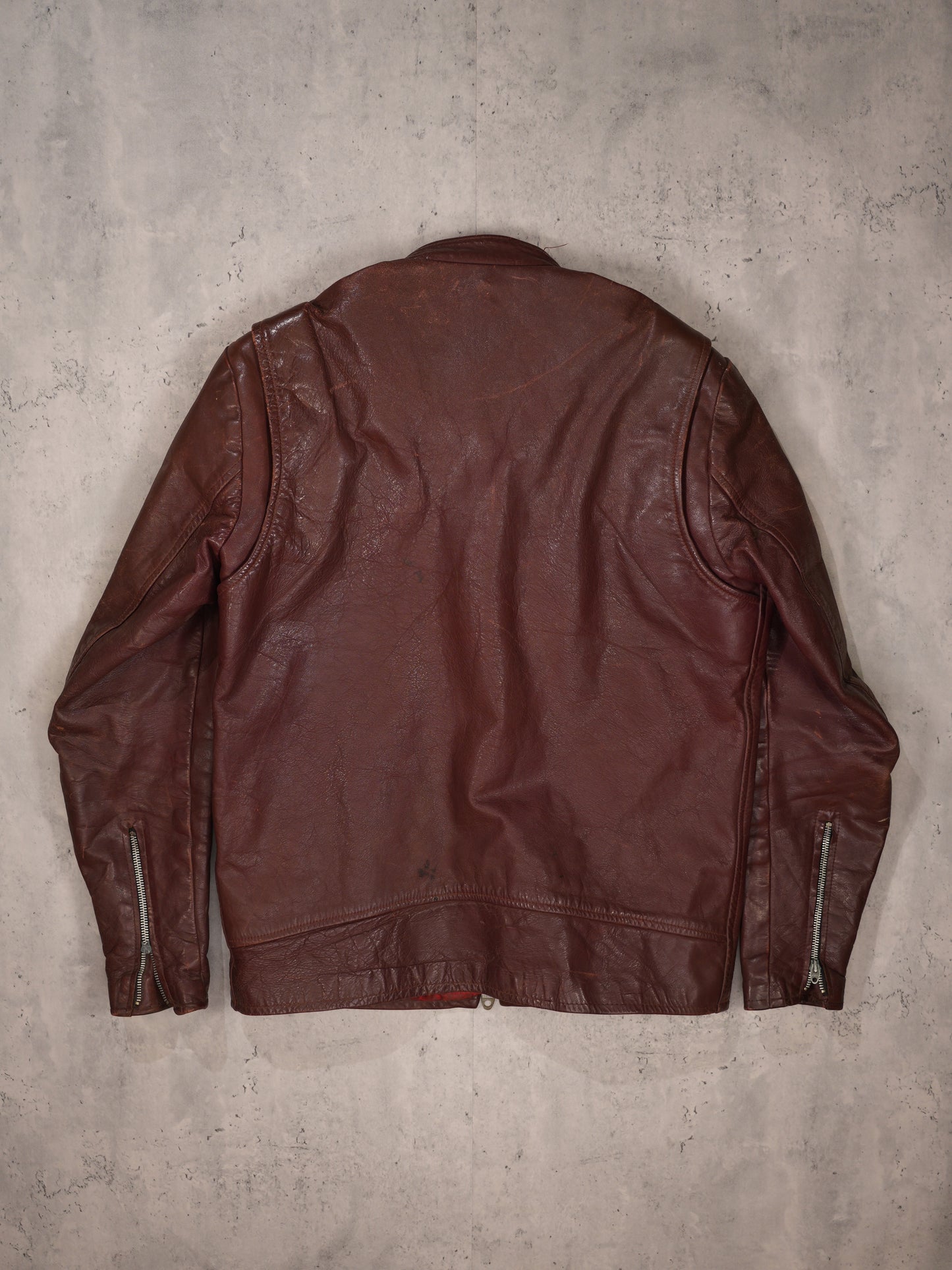 1940S - BRITISH MOTORCYCLE LEATHERS JACKET