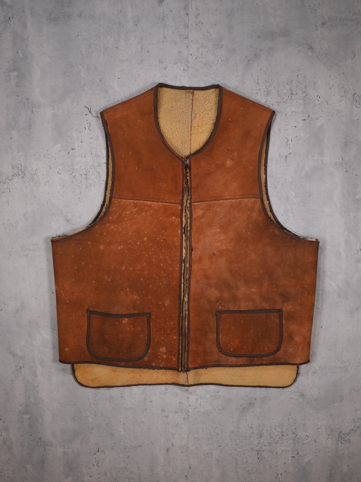 1970S - SUEDE LEATHER VEST