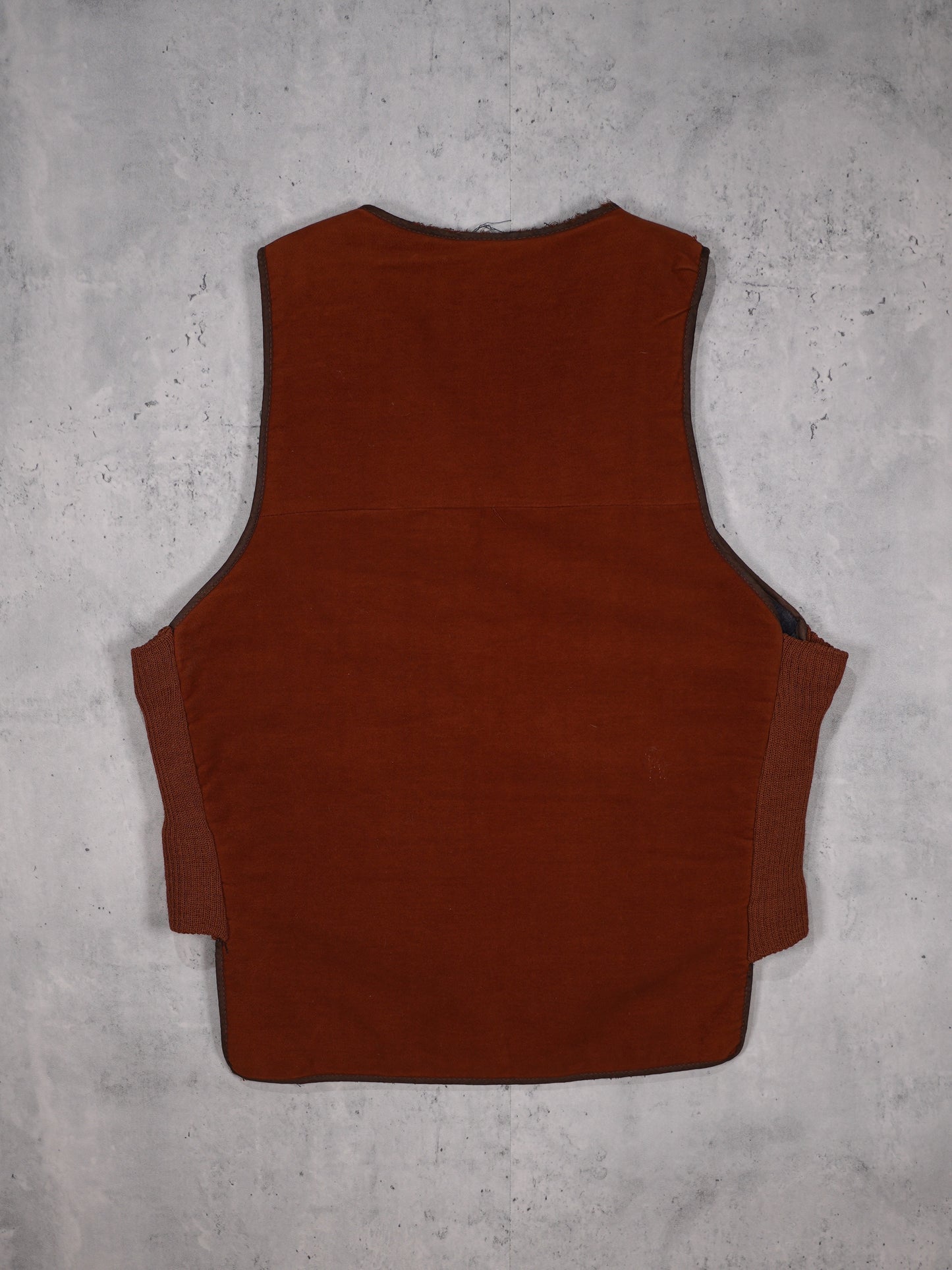 1970S - FAUX SHEARLING VEST