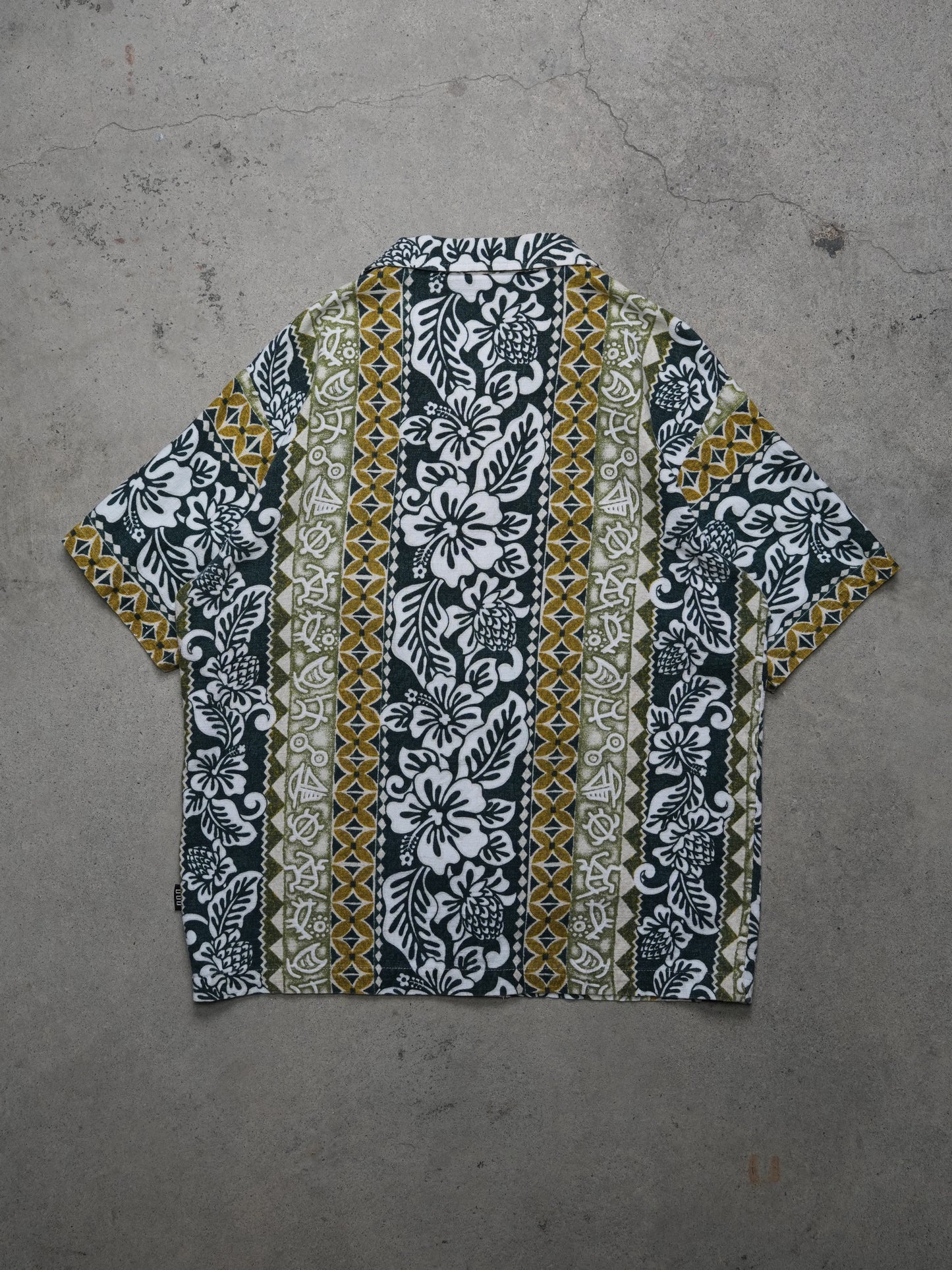 1980S - ODO BRAND HAWIAN BUTTON UP SHIRT