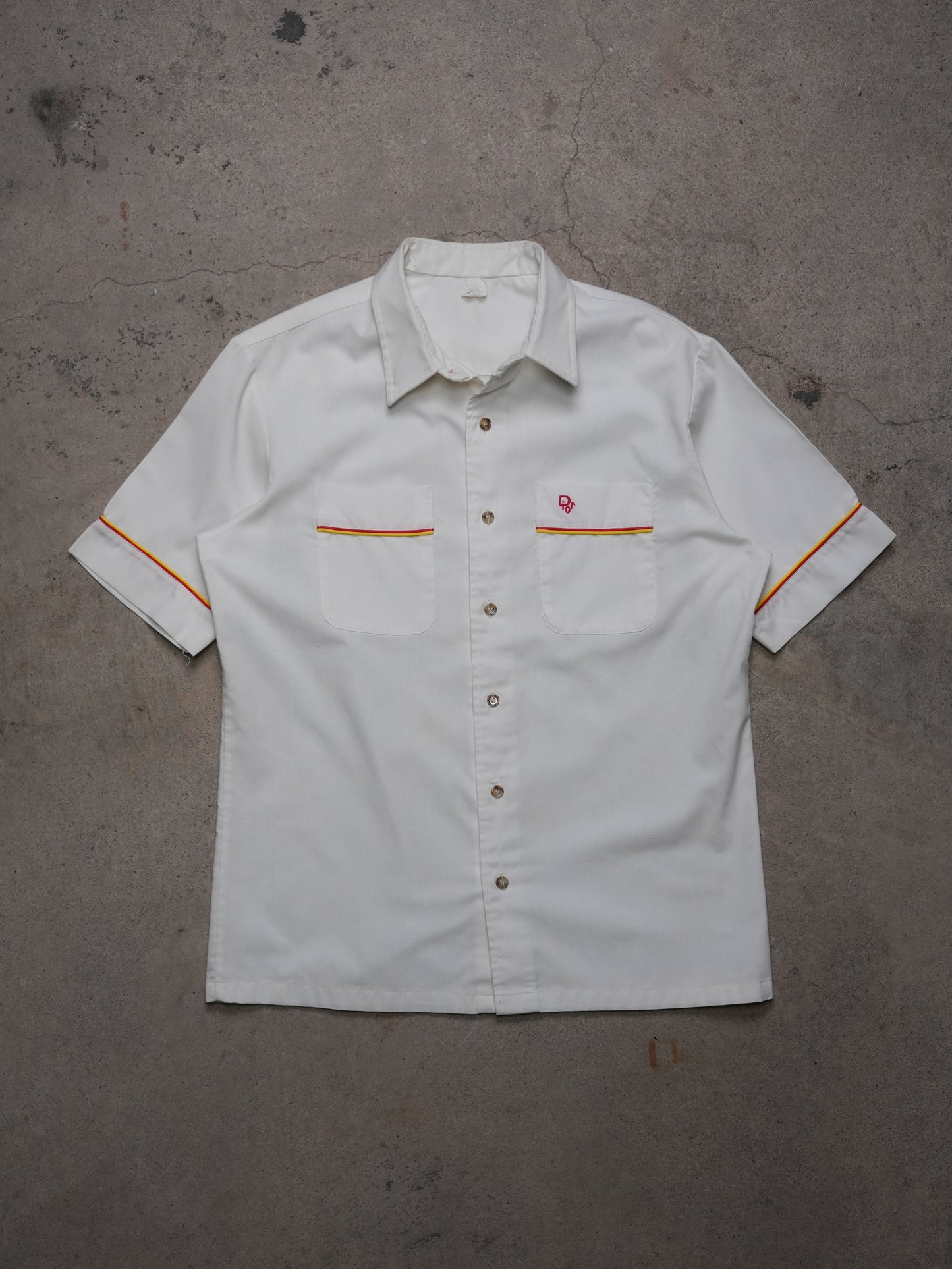 1970S - DIOR SHORT SLEEVE BUTTON UP SHIRT