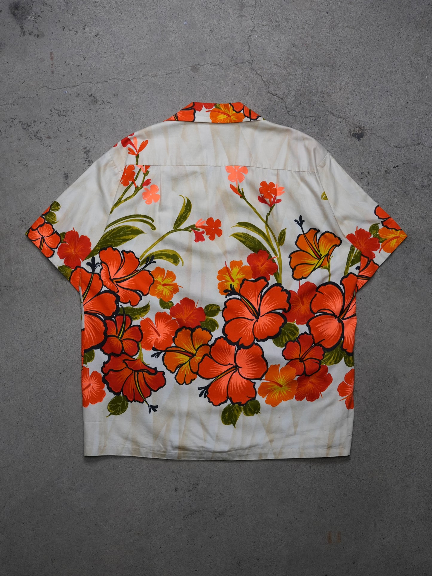 1970S - SEARS HAWAIIAN BUTTON UP SHIRT