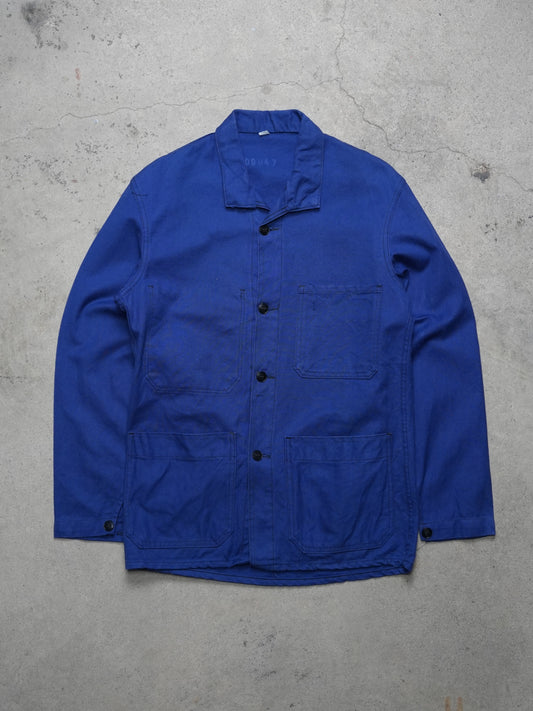 1980S/90S - FRENCH CHORE "BLEU DE TRAVAIL" JACKET