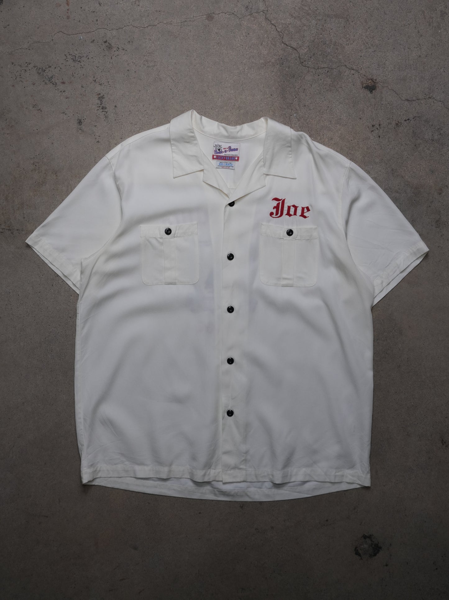 1990S - "JOE" BOWLING STYLE BUTTON UP