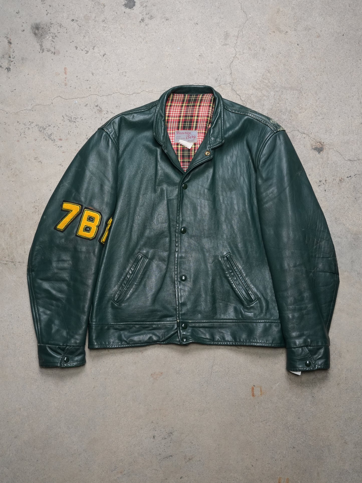 1978 - DURHAM COLLEGE LEATHER LETTERMAN JACKET