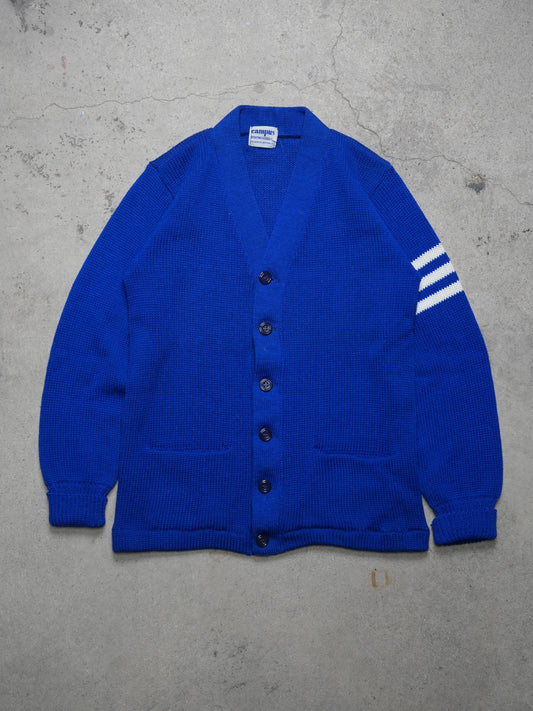 1980S - CAMPUS WOOL VARSITY CARDIGAN