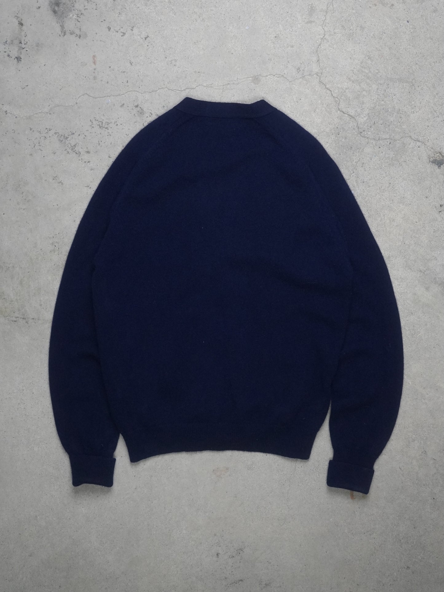 1980S - L.L. BEAN LAMBSWOOL CARDIGAN