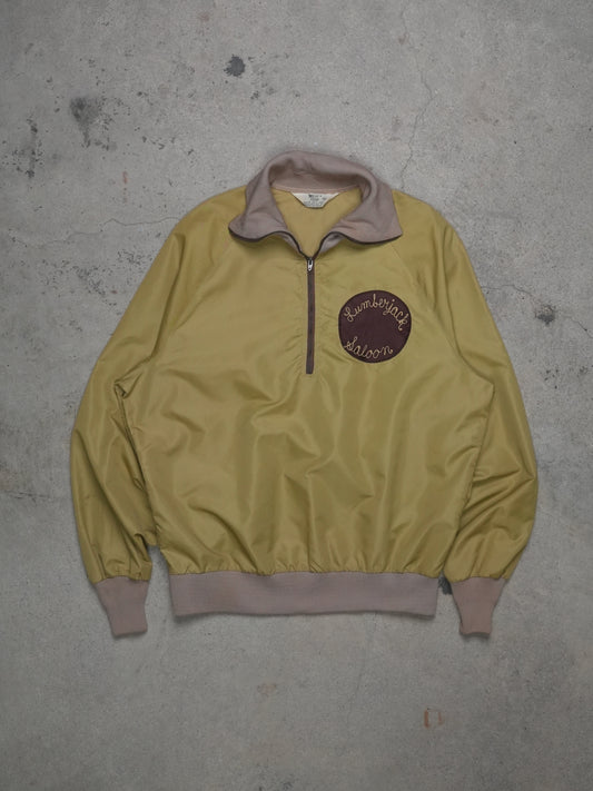 1960S - "LUMBERJACK SALOON" HALF ZIP WINDBREAKER