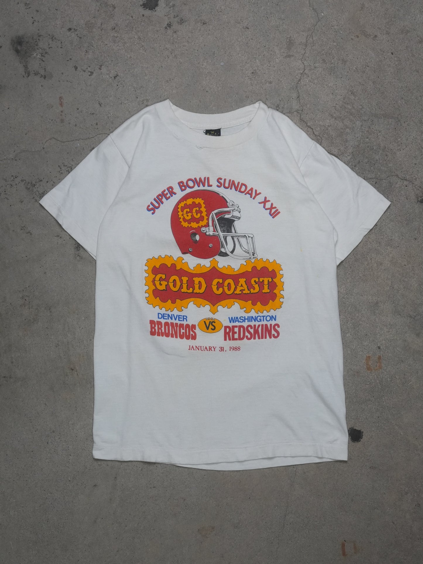 1990S - "SUPER BOWL SUNDAY XXII" T-SHIRT