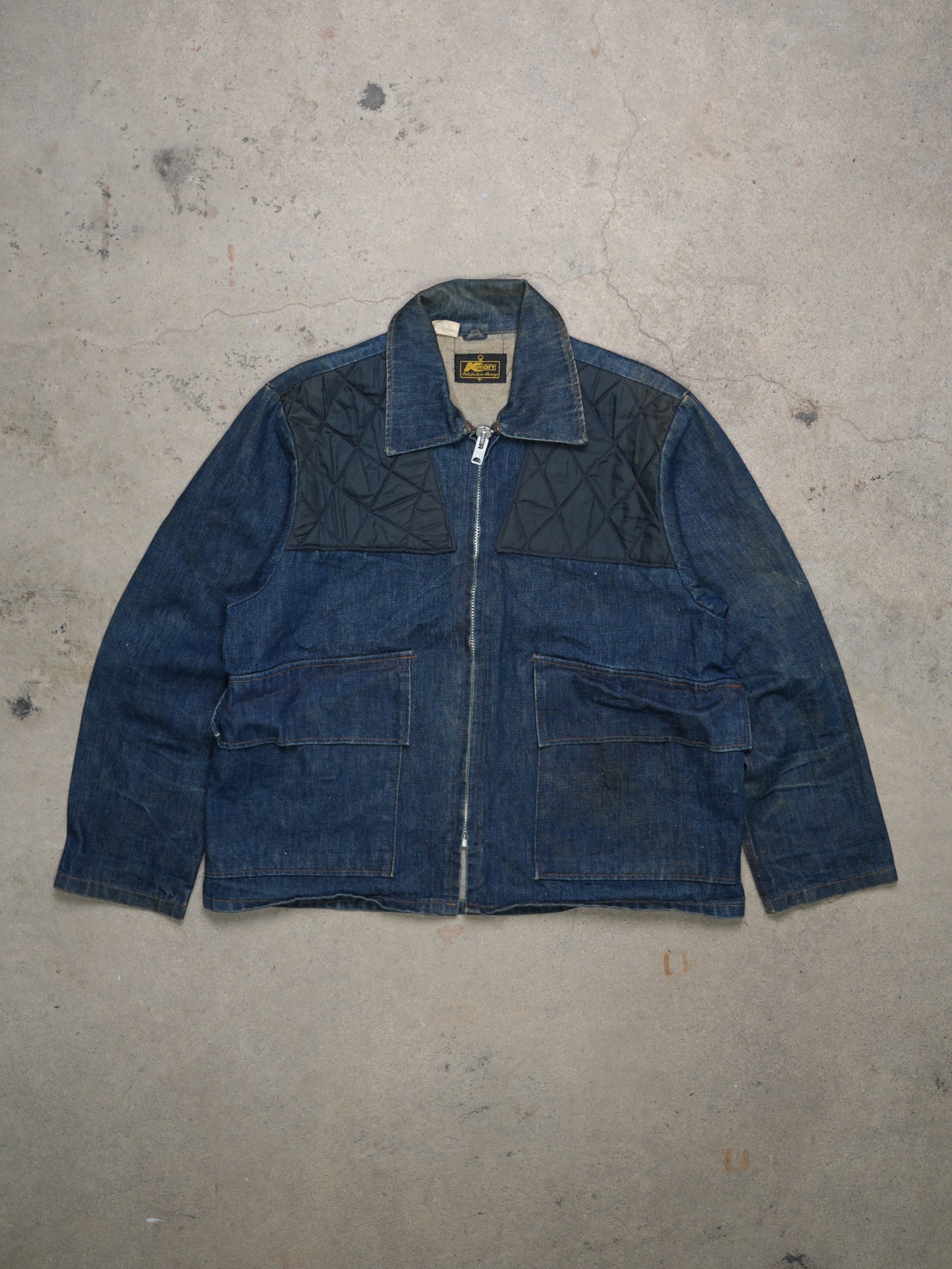 1980S - KMART DENIM HUNTING JACKET