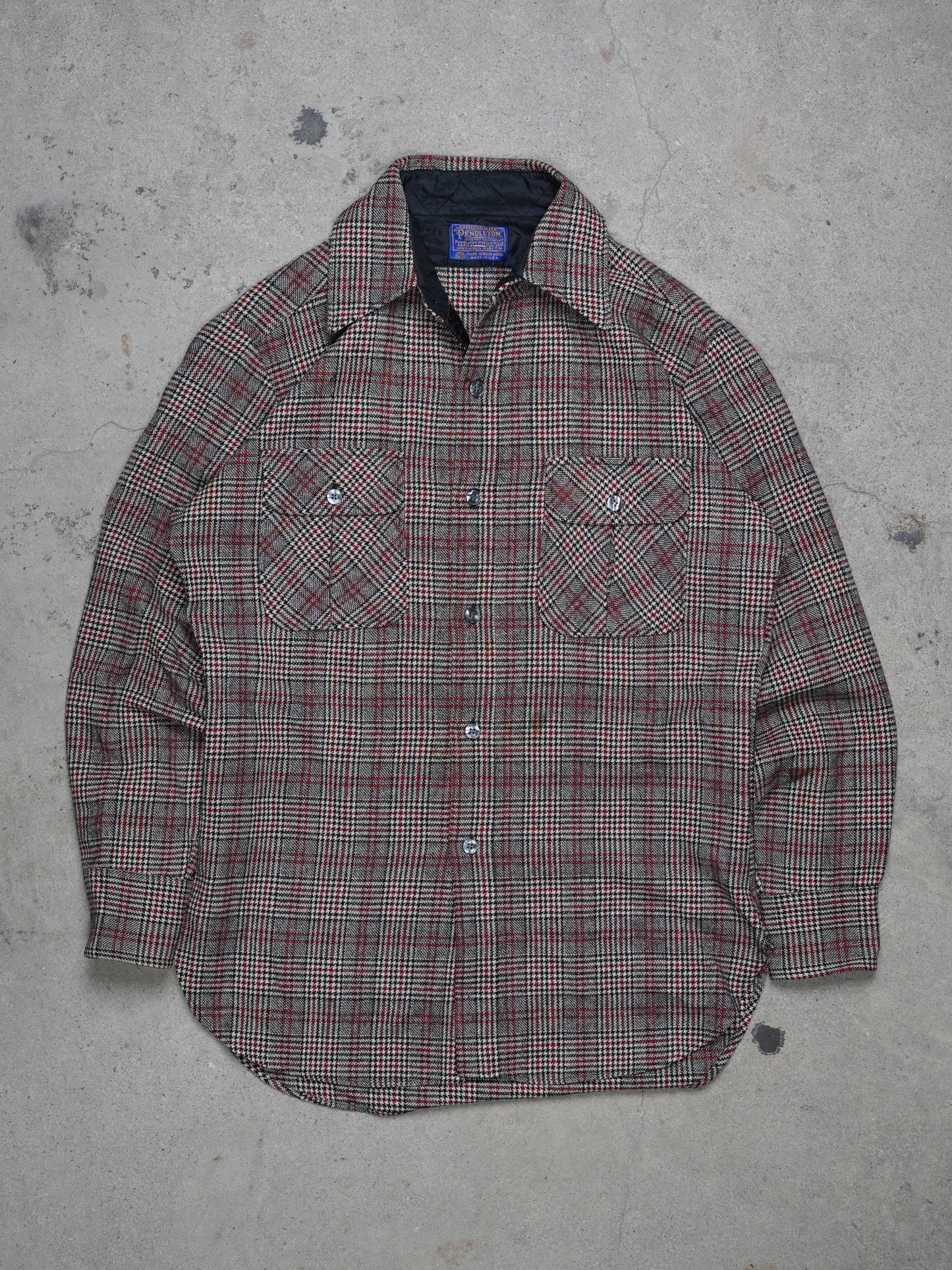 1970S - PENDLETON VIRGIN WOOL BUTTON UP SHIRT