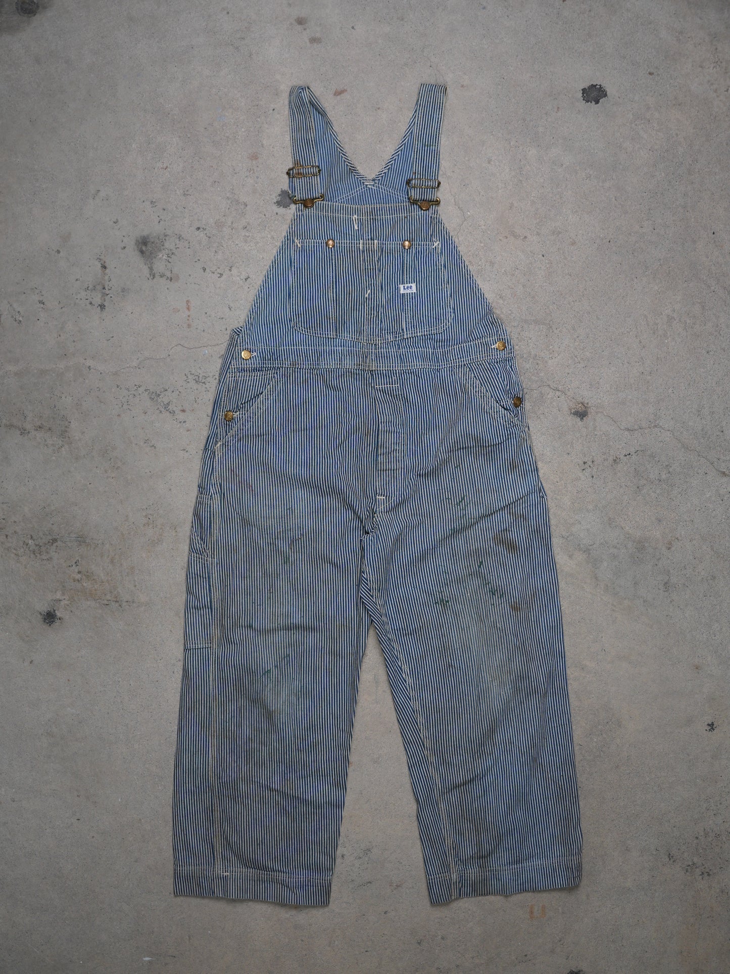 1960S - LEE “LONG L” HICKORY STRIPE OVERALLS