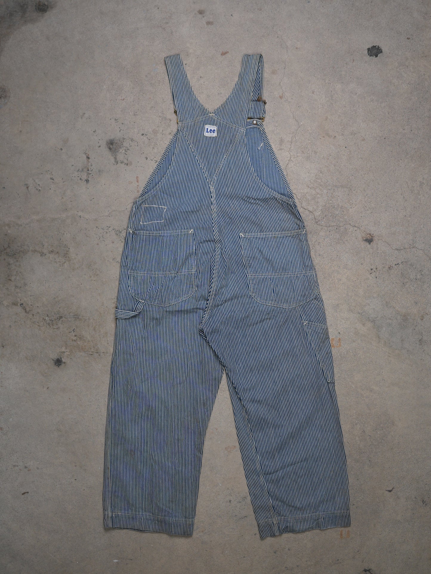 1960S - LEE “LONG L” HICKORY STRIPE OVERALLS