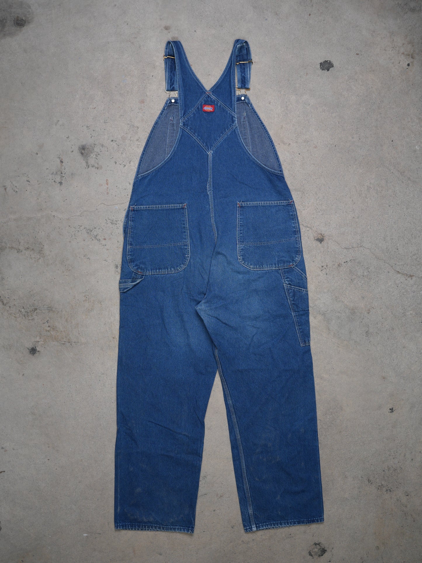 1990S - DICKIES DENIM OVERALLS