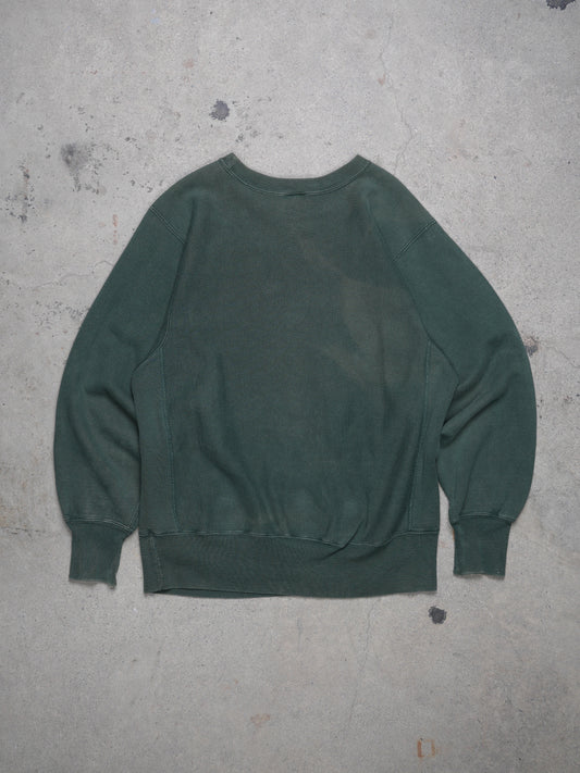 1990S - "C.W. POST" CHAMPION REVERSE WEAVE CREWNECK SWEATSHIRT