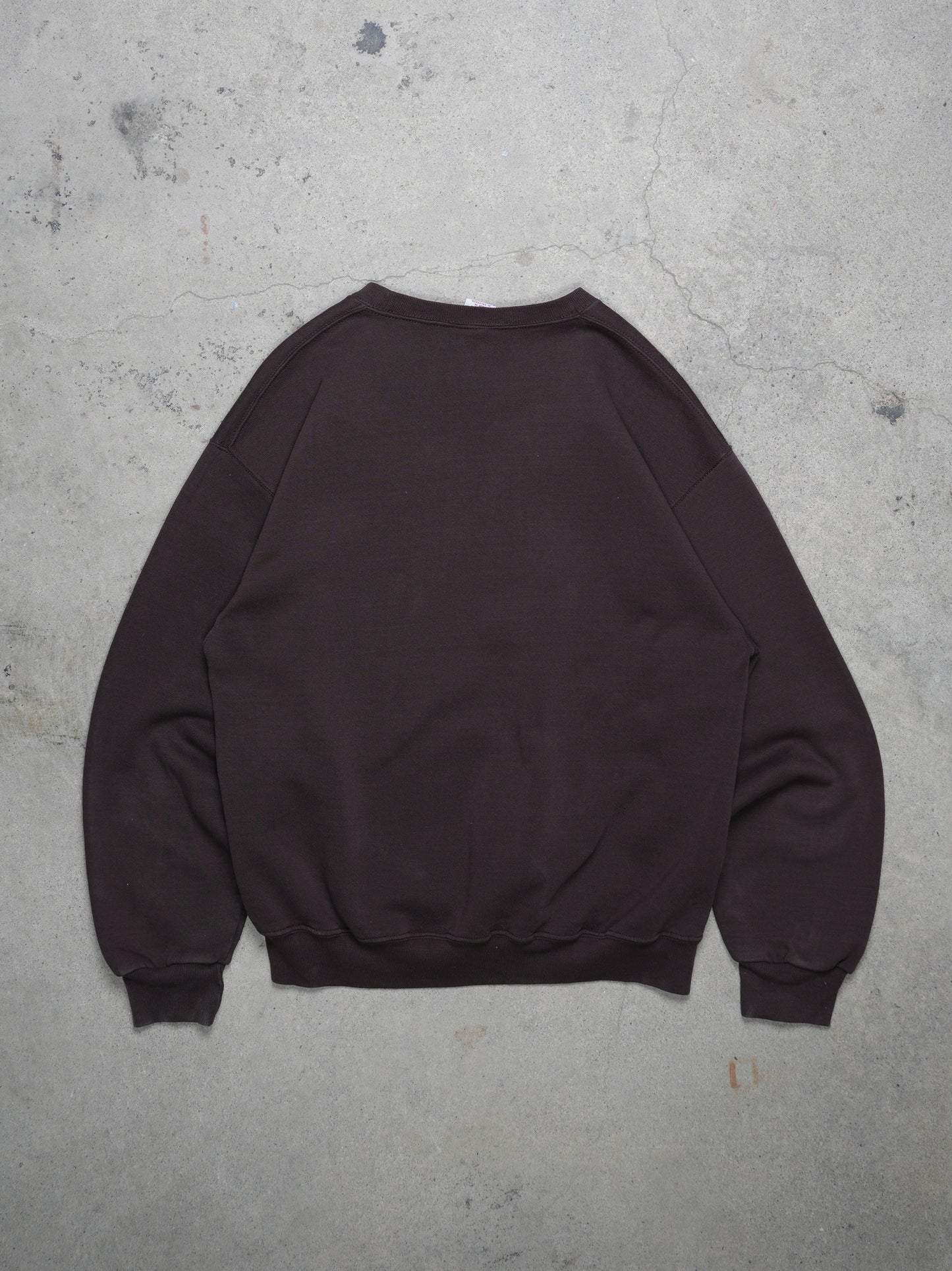 2000S - BROWN RUSSELL CREW NECK SWEATSHIRT