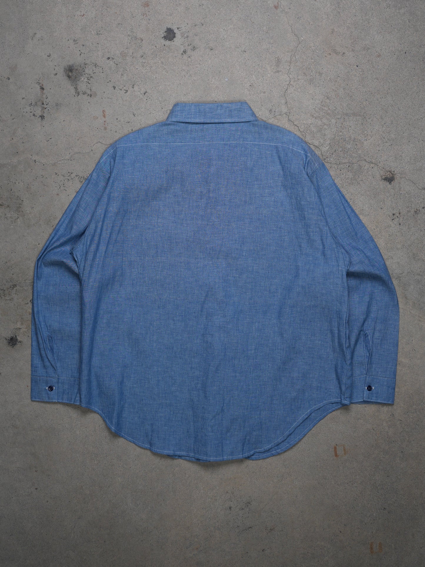 1970S - COAST WIDE UNION MADE CHAMBRAY SHIRT