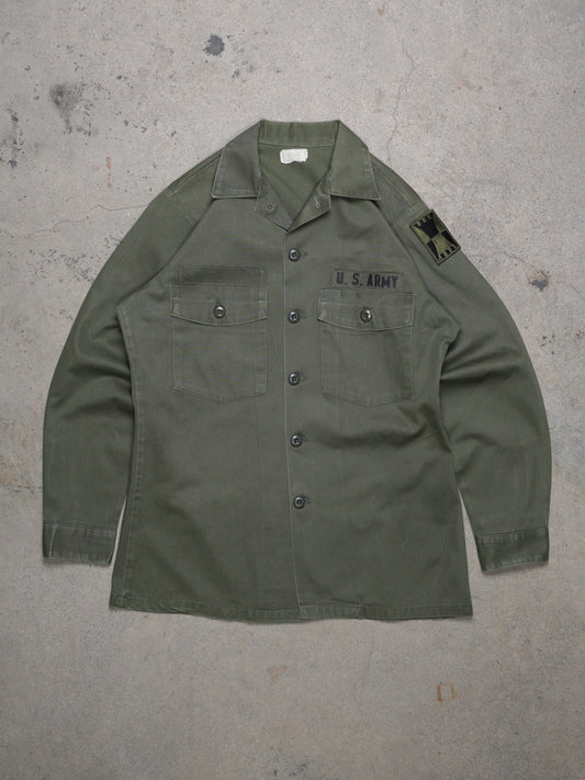 1980S - VIETNAM ERA OG107 UTILITY SHIRT