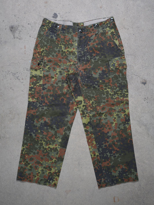 1980S - GERMAN ARMY FLECKTARN CAMO FIELD PANTS