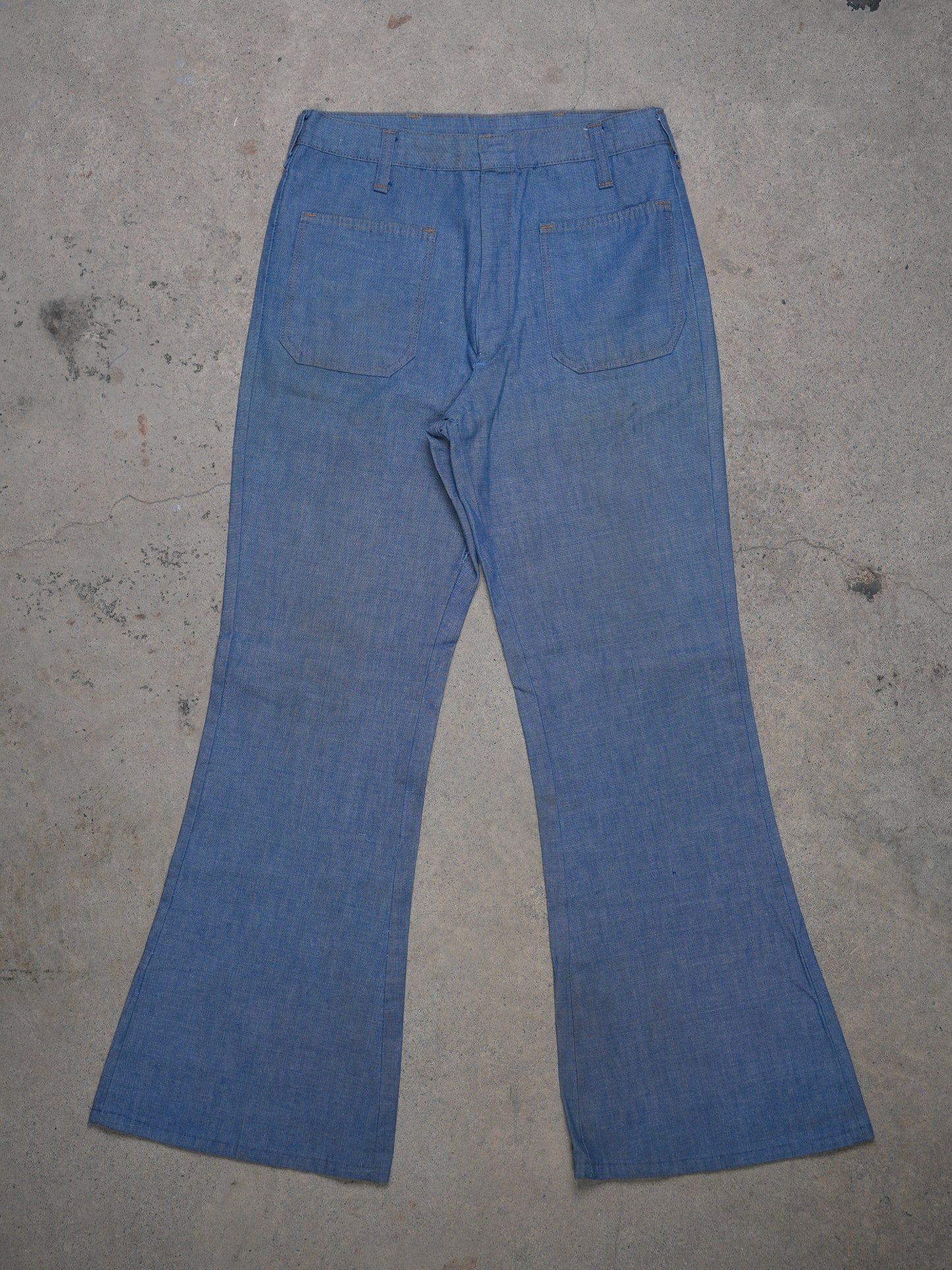 1970S - PATCH POCKET BELLBOTTOM TROUSERS