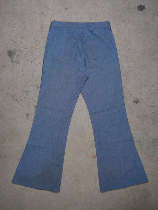 1970S - PATCH POCKET BELLBOTTOM TROUSERS