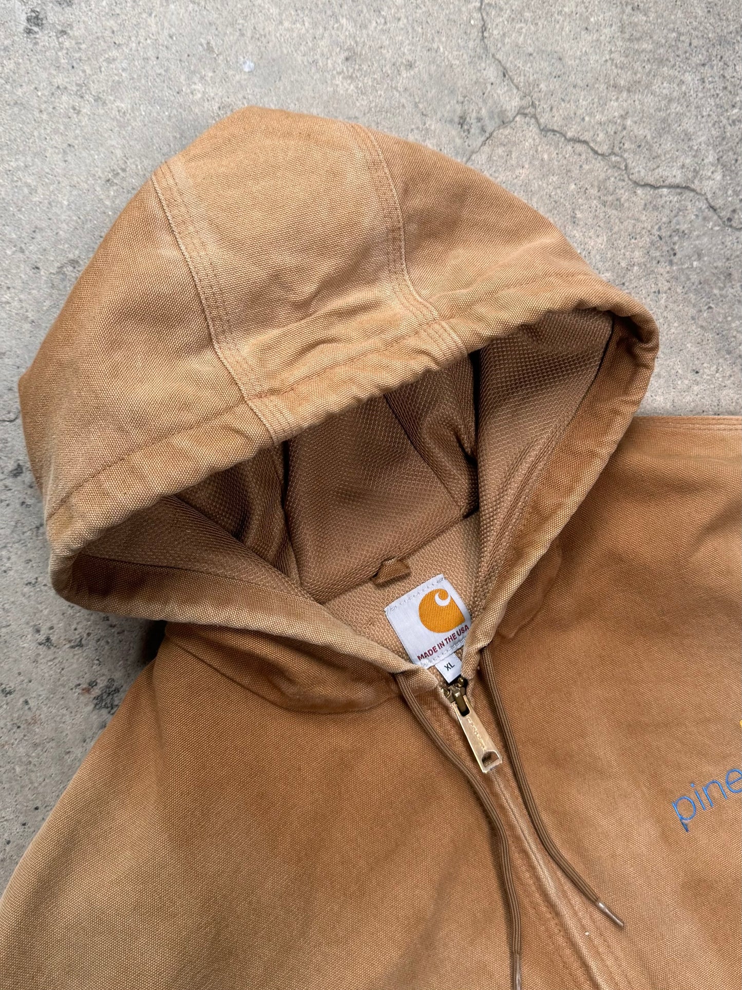 Carhartt CARHARTT Distressed Hooded Work Jacket (L)