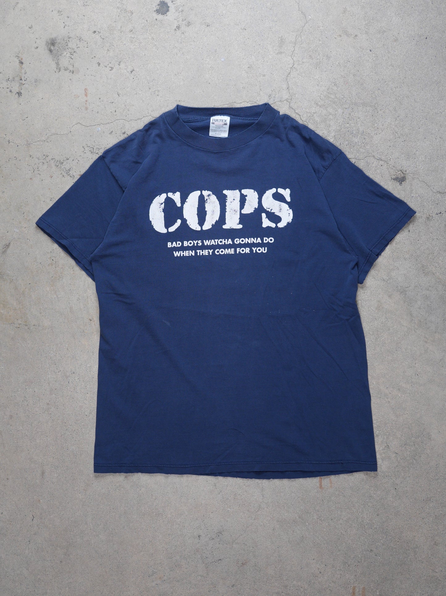 Tultex COPS Graphic T-Shirt (X-Large)